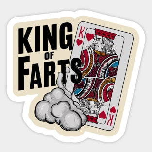 King of Farts Sticker